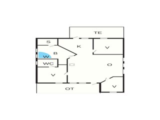 Casa de vacaciones Oksbøl Plano de planta 42