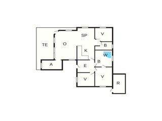 Maison de vacances Ansager Plan d'étage 41