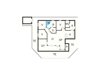 Casa de vacaciones Ansager Plano de planta 3