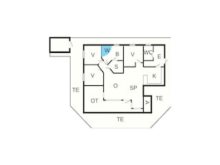 Holiday house Ansager Floor Plan 3