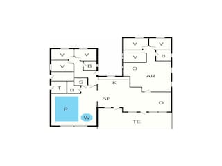 Ferienhaus Fjellerup Strand Grundriss 61