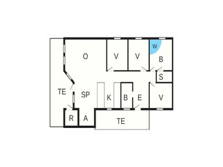 Casa de vacaciones Tranum Strand Plano de planta 41