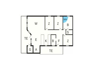 Maison de vacances Tranum Strand Plan d'étage 3