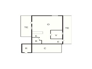 Vakantiehuis Sydals Grondplan 25