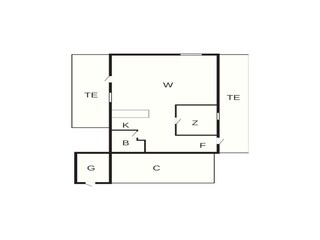Vakantiehuis Sydals Grondplan 24