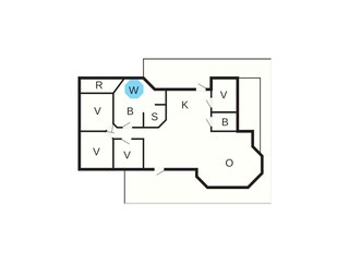 Vakantiehuis Tversted Grondplan 21
