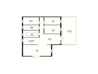 Holiday house Blokhus Floor Plan 40