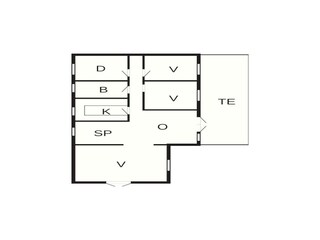 Vakantiehuis Blokhus Grondplan 31