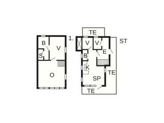 Ferienhaus Blokhus Grundriss 2