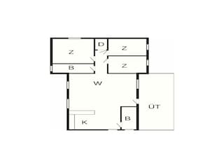 Holiday house Vorupør Floor Plan 10