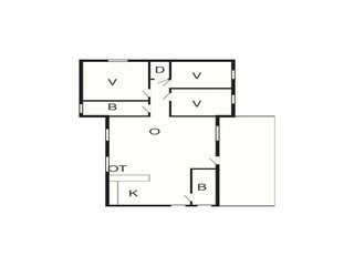 Holiday house Vorupør Floor Plan 9