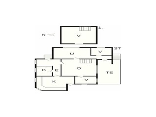Casa de vacaciones Søndervig Plano de planta 3