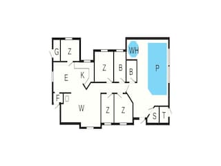 Ferienhaus Skiveren Grundriss 2