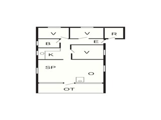 Casa de vacaciones Bønnerup Strand Plano de planta 3