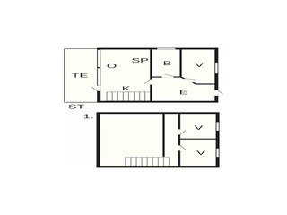 Casa de vacaciones Blåvand Plano de planta 3
