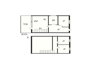 Vakantiehuis Blåvand Grondplan 29