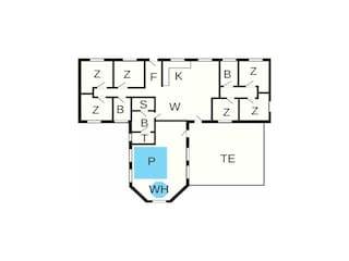Vakantiehuis Vaeggerløse Grondplan 37