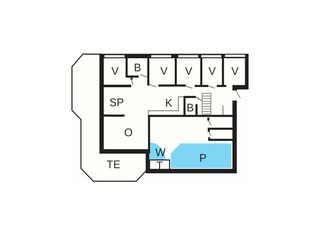 Casa de vacaciones Snogebæk Plano de planta 6