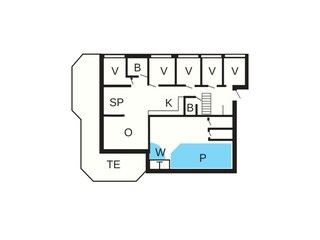 Ferienhaus Snogebæk Grundriss 7