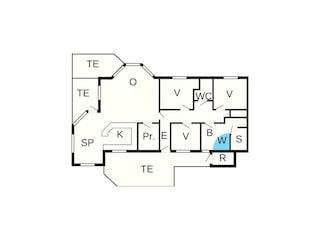 Ferienhaus Løkken Grundriss 2
