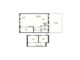 Apartment Millinge Grundriss 2
