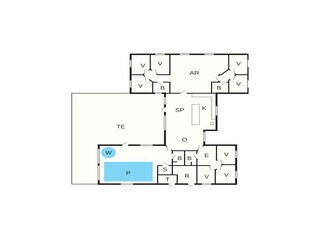 Casa per le vacanze Bagenkop Pianta del piano 2