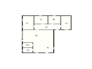 Casa de vacaciones Klitmøller Plano de planta 34