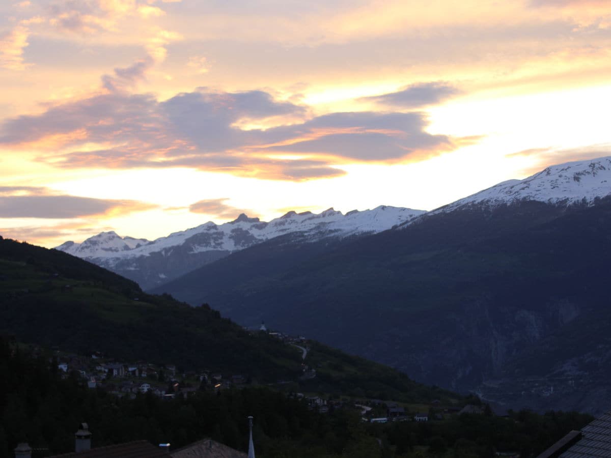 Ausblick in die wunderschöne Bergwelt