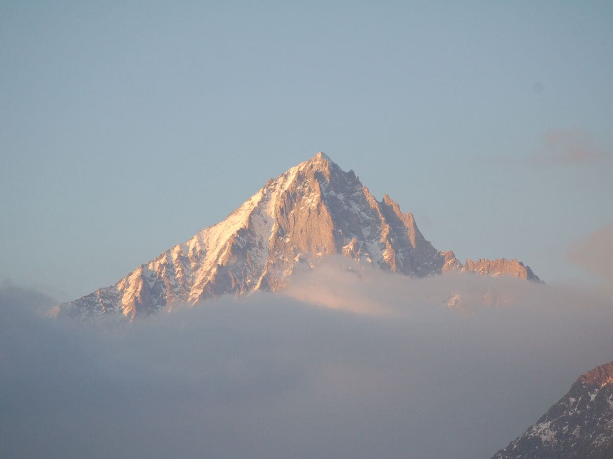 Blick auf das Bietschhorn