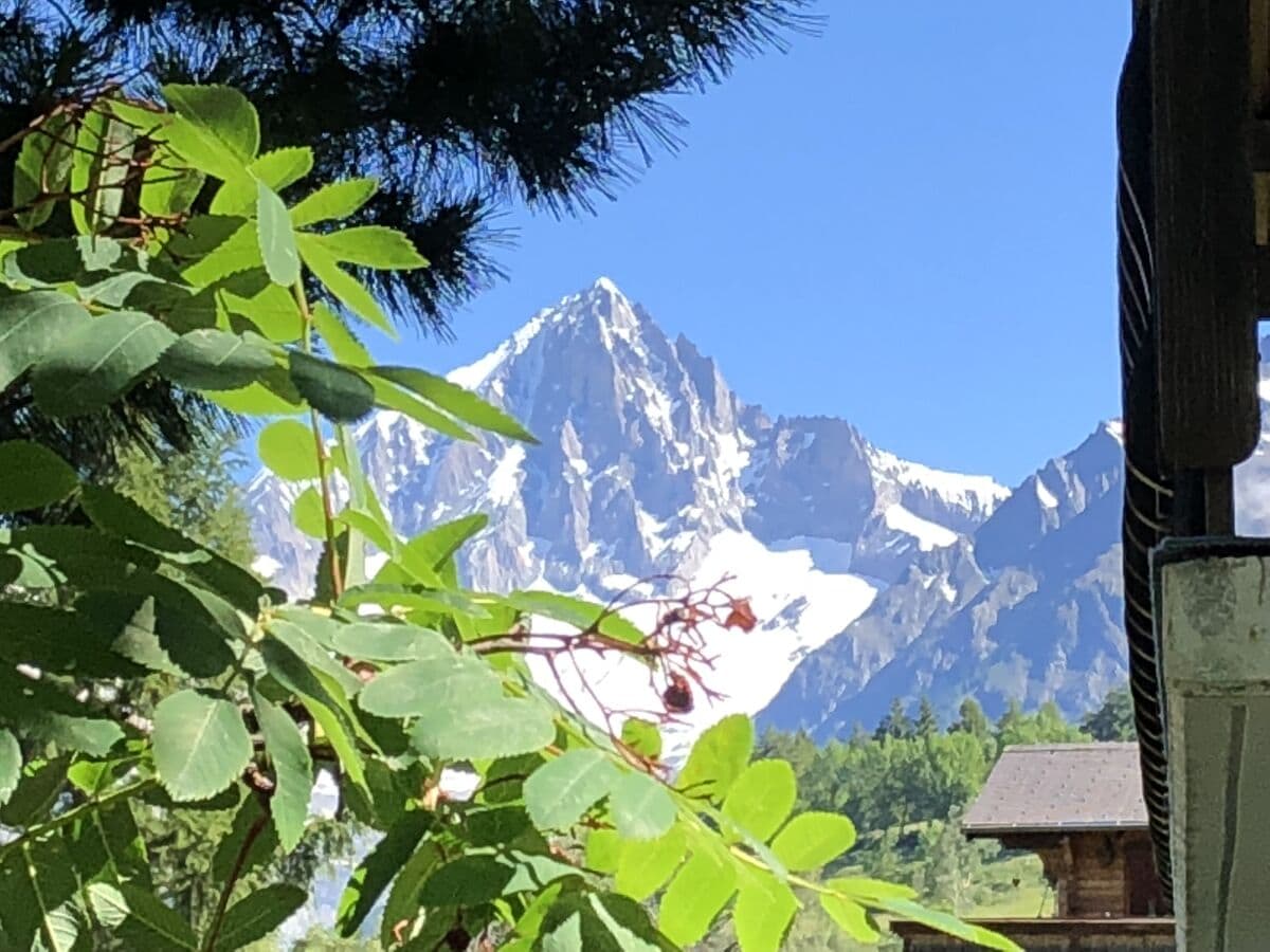 Das Bietschhorn vom Balkon