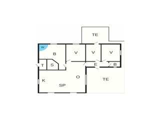 Ferienhaus Løkken Grundriss 3