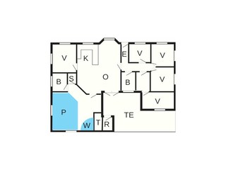 Ferienhaus Blåvand Grundriss 65
