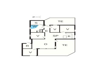 Maison de vacances Blokhus Plan d'étage 24