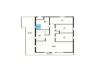 Vakantiehuis Bratten Strand Grondplan 40