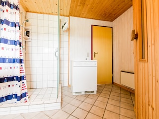 Badezimmer mit Sauna