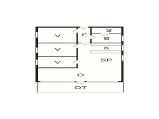 Vakantiehuis Vejlby Grondplan 13