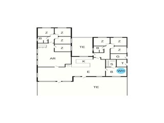 Casa de vacaciones Blåvand Plano de planta 4
