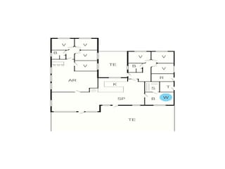Casa de vacaciones Blåvand Plano de planta 3
