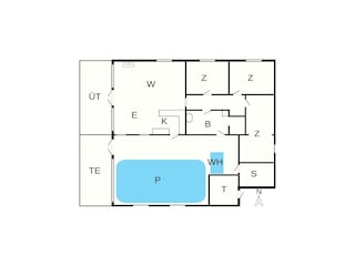 Casa de vacaciones Ebeltoft Plano de planta 4
