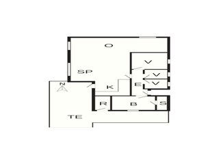 Vakantiehuis Løkken Grondplan 39