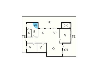 Maison de vacances Vestervig Plan d'étage 37