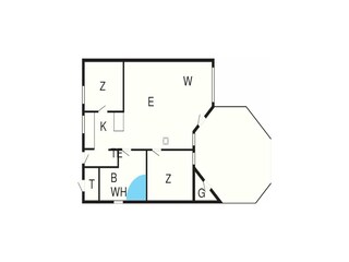 Casa de vacaciones Otterndorf Plano de planta 2