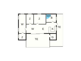 Ferienhaus Løkken Grundriss 3