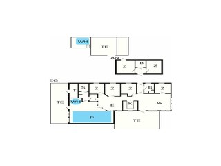 Vakantiehuis Fjellerup Strand Grondplan 23