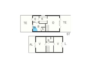 Ferienhaus Blåvand Grundriss 3
