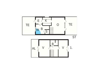 Vakantiehuis Blåvand Grondplan 41