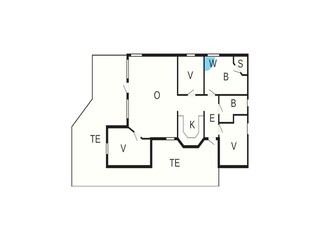 Casa per le vacanze Lønstrup Pianta del piano 22