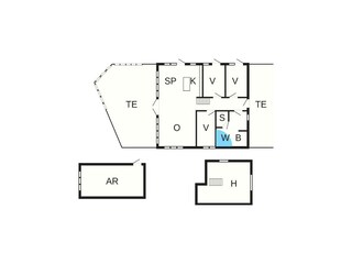 Maison de vacances Løkken Plan d'étage 32