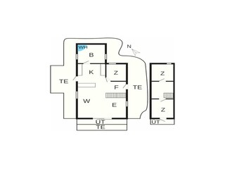 Maison de vacances Søndervig Plan d'étage 38