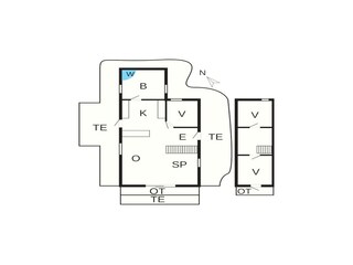 Maison de vacances Søndervig Plan d'étage 37